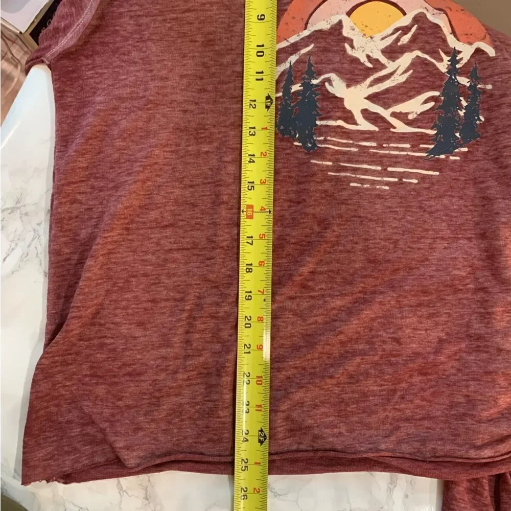 C&C California Light Weight Red Hoodie - Picture 4 of 6